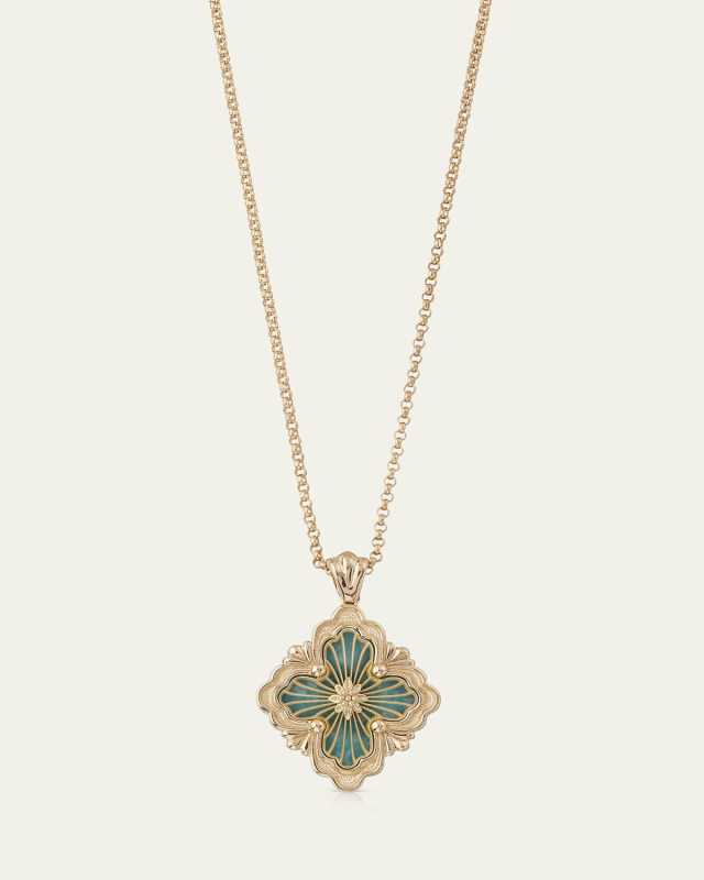 Opera Tulle 18K Yellow Gold Amazonite Pendant Necklace